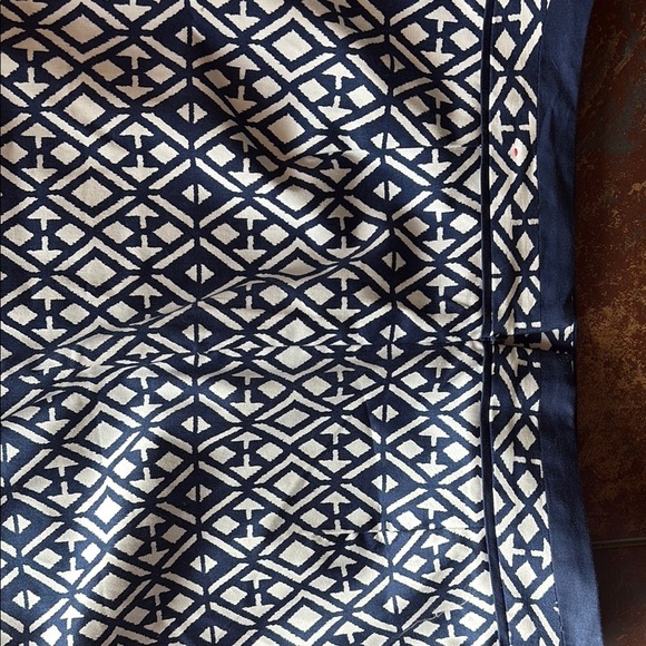 Mario Serrani Italy Navy and White Geometric Pattern Skirt - Picture 6 of 9